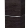 B&w-luxury Attivo Hoge Kast Li./re. 173x35x35cm. Donker Eiken 06 -Geberiter Meubels Geschaft 11021