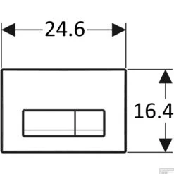Drukplaat Geberit Delta 50 Mechanisch Frontbediening Matchroom -Geberiter Meubels Geschaft 115.105.46.5 tech1