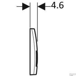 Drukplaat Geberit Delta 50 Mechanisch Frontbediening Matchroom -Geberiter Meubels Geschaft 115.105.46.5 tech3