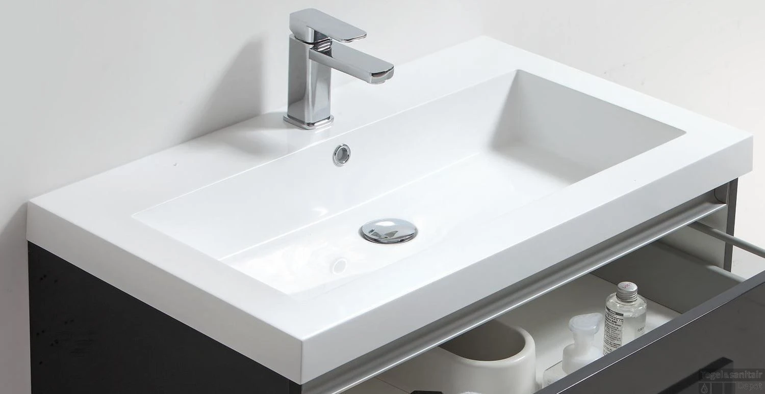 Badkamermeubelset Sanilux Trendline 60x47x50 Cm Light Wood 8 Badkamermeubelset Sanilux Trendline 60x47x50 Cm Light Wood - Afbeelding 6