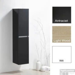 Hoge Kast Yurok 160 Cm X35x35 Cm Wit 7 Hoge Kast Yurok 160 Cm X35x35 Cm Wit -Geberiter Meubels Geschaft 18160 kolomkast yurok 2