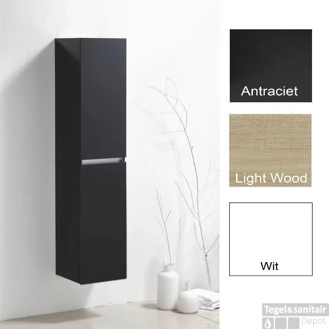 Hoge Kast Yurok 160 Cm X35x35 Cm Wit 5 Hoge Kast Yurok 160 Cm X35x35 Cm Wit - Afbeelding 3