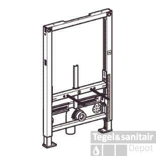 Geberit Duofix Bidet Element 82 Cm. Hoog 4 Geberit Duofix Bidet Element 82 Cm. Hoog - Afbeelding 2