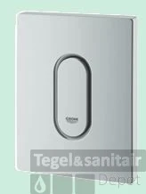 Grohe Arena Cosmopolitan Urinoir Bedieningsplaat Tweeknops Frontbediening Mat Chroom