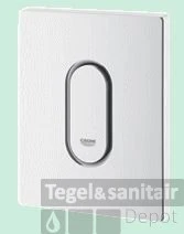 Grohe Arena Cosmopolitan Urinoir Bedieningsplaat Tweeknops Frontbediening Wit