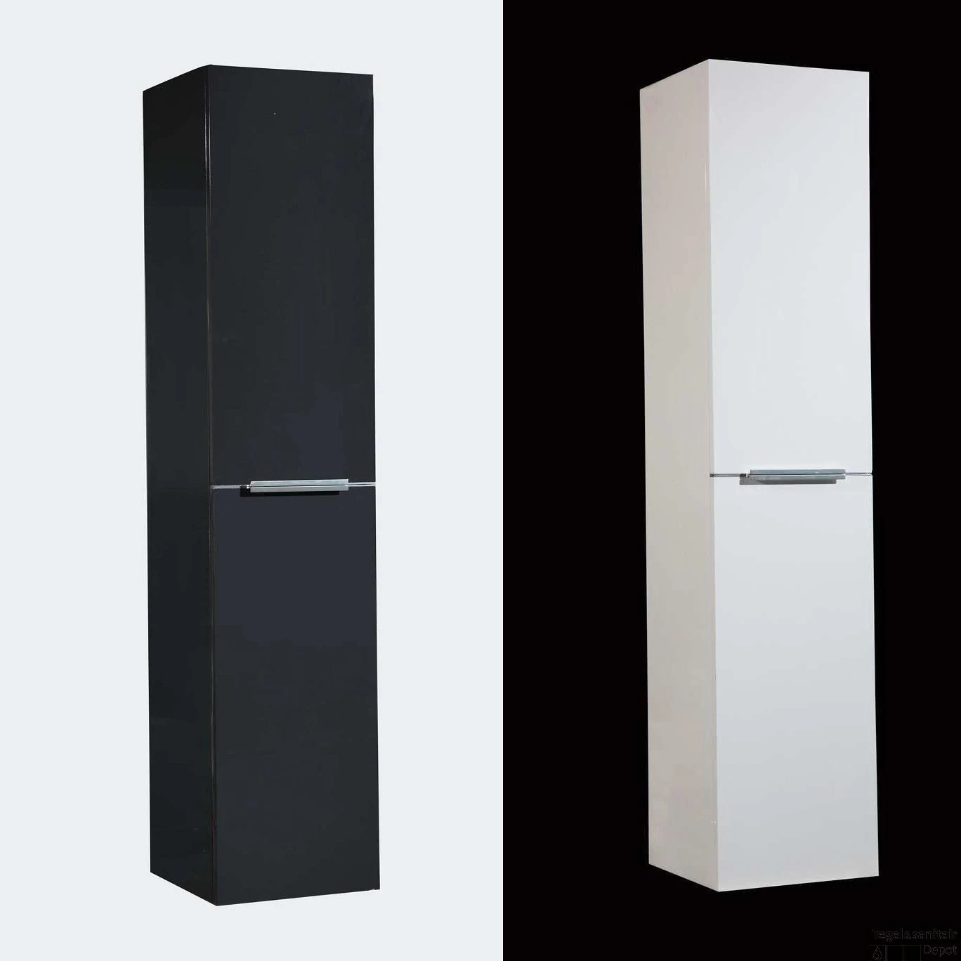 Hoge Kast Essence 160x35x35 Cm Antraciet 4 Hoge Kast Essence 160x35x35 Cm Antraciet - Afbeelding 2