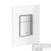 Grohe Skate Cosmopolitan Bedieningsplaat Tweeknops Frontbediening Glas Moonwhite -Geberiter Meubels Geschaft 23278