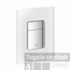 Grohe Skate Cosmopolitan Bedieningsplaat Tweeknops Frontbed.glas Frosted Mat Wit -Geberiter Meubels Geschaft 23279