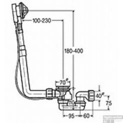 Viega Multiplex Badafvoer- En Overloopcombinatie Verlengd (keuze Uit 3 Afbouwdelen) -Geberiter Meubels Geschaft 243039 2