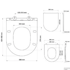 Toiletzitting Tiger Elvas Duroplast Softclose Wit -Geberiter Meubels Geschaft 250920646 sfeer 1