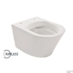 Wandcloset Wiesbaden Vesta Junior Diepspoel Randloos Wit (zonder Zitting)