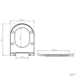 Toiletbril Schutte Cesari Softclose Wit -Geberiter Meubels Geschaft 4008431023519 99
