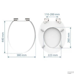 Toiletbril Schutte Lupos Softclose Houtkern Wit -Geberiter Meubels Geschaft 4008431091709 99 1