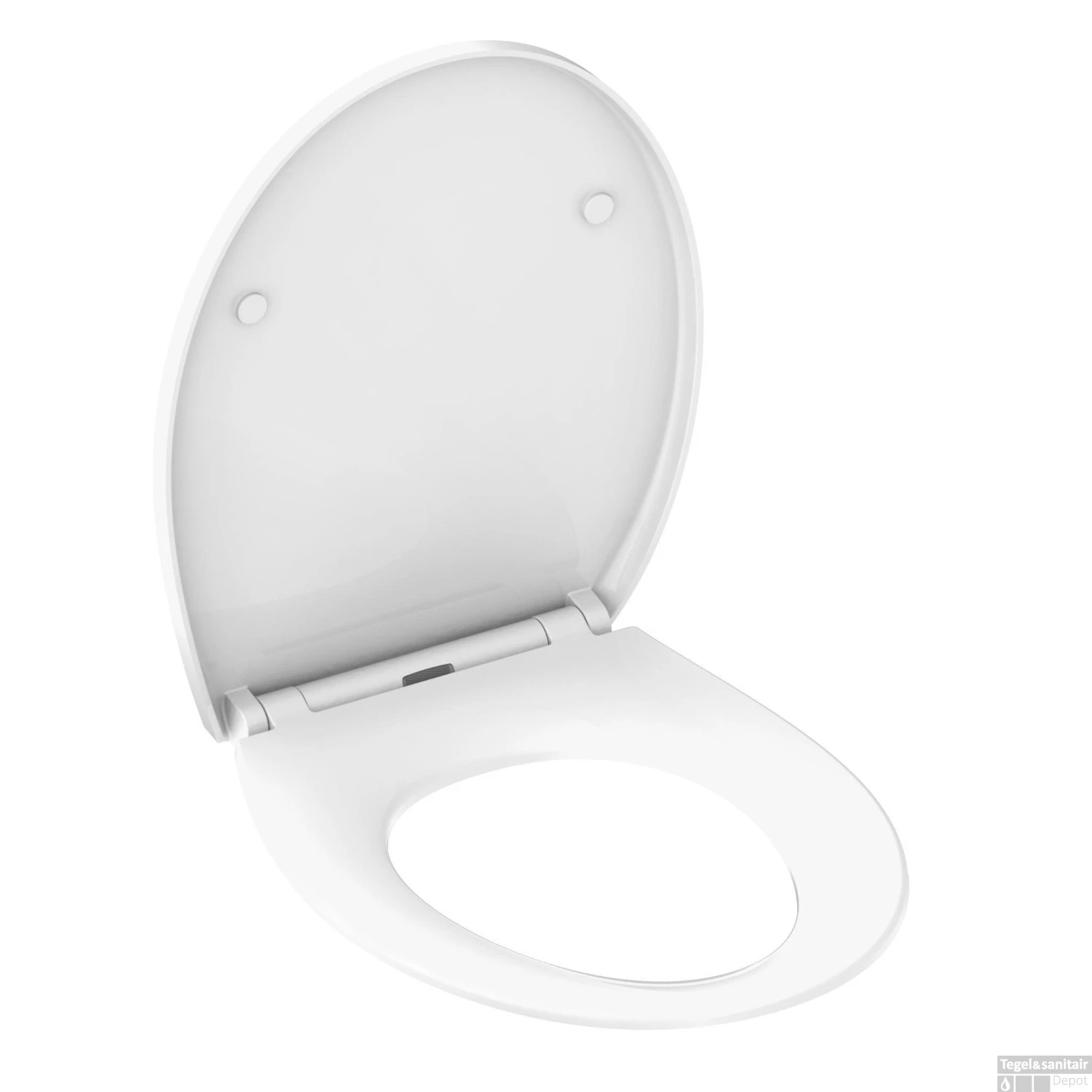 Toiletbril Schutte Lupos Softclose En LED-nachtverlichting Wit 4 Toiletbril Schutte Lupos Softclose En LED-nachtverlichting Wit - Afbeelding 2
