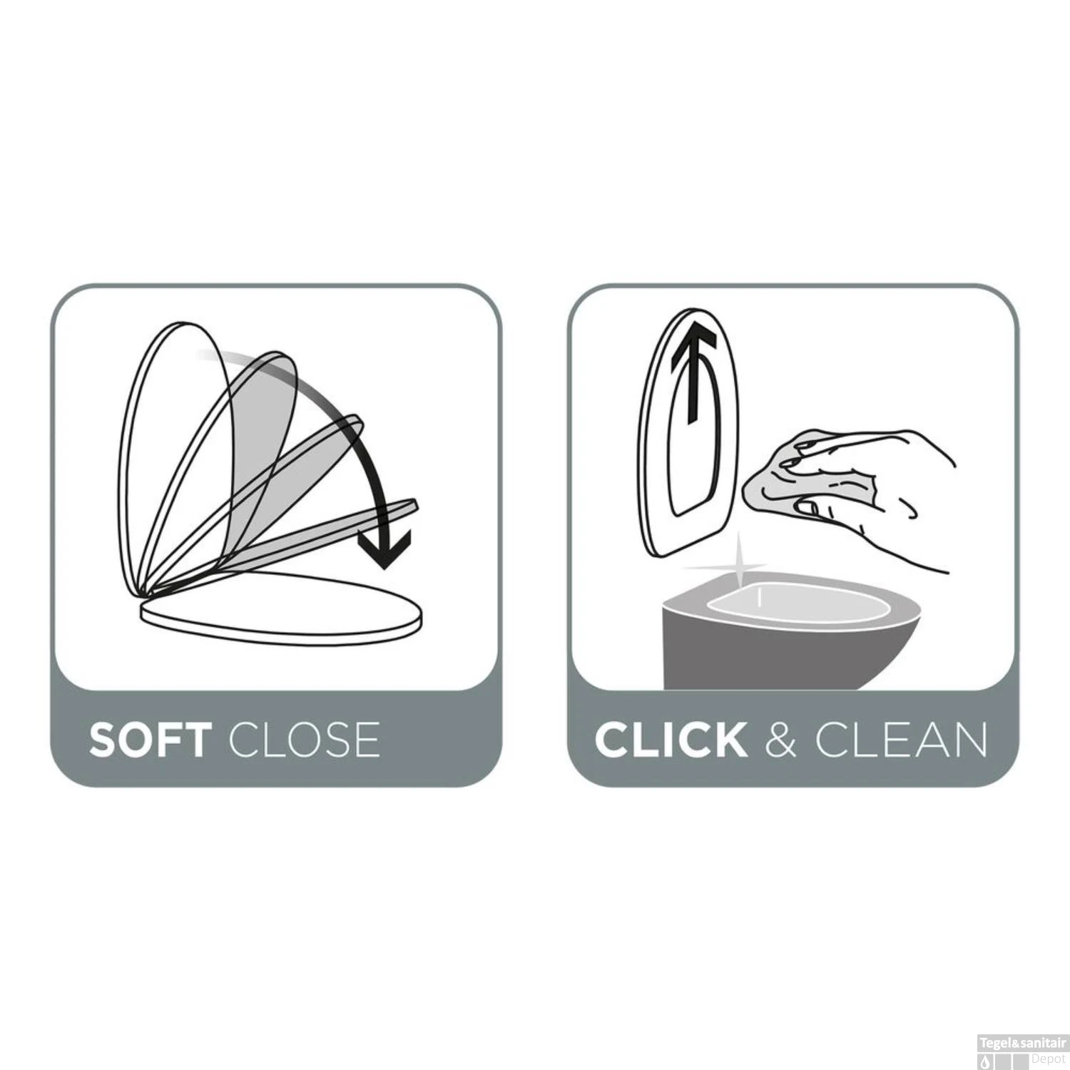 Toiletzitting Tiger Pasadena Thermoplast Softclose Quickrelease Wit 9 Toiletzitting Tiger Pasadena Thermoplast Softclose Quickrelease Wit - Afbeelding 7