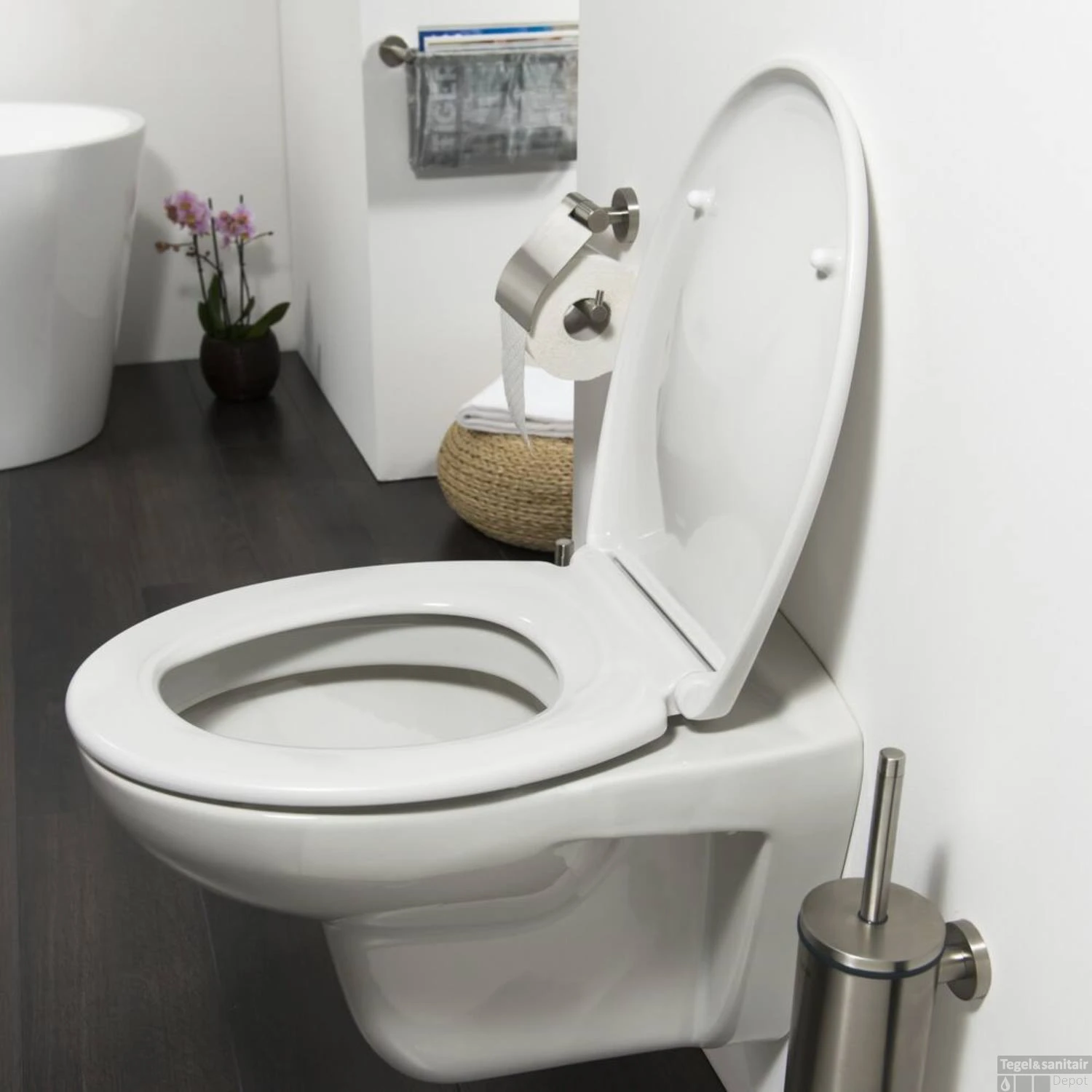 Toiletzitting Tiger Burton Softclose Duroplast Wit 7 Toiletzitting Tiger Burton Softclose Duroplast Wit - Afbeelding 5