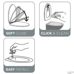 Toiletzitting Tiger Ventura Softclose Duroplast Pergamon -Geberiter Meubels Geschaft 4008912514468 toiletzitting tiger ventura softclose duroplast pergamon sfeer7