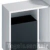 Geberit Xs Lage Open Kast 24.5x37x40 Cm. Platina -Geberiter Meubels Geschaft 40728