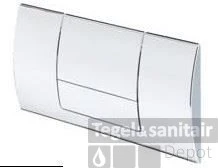 B&w-luxury Flood Bedieningsplaat Tweeknops Frontbediening Chroom