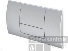 B&w-luxury Flood Bedieningsplaat Tweeknops Frontbediening Mat Chroom