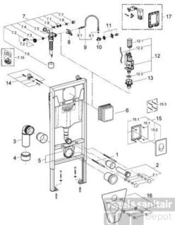 Grohe Rapid Sl Inbouwreservoir Met Skate Bedieningsplaat Chroom -Geberiter Meubels Geschaft 59930