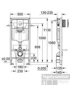 Grohe Rapid Sl Inbouwreservoir Met Skate Bedieningsplaat Chroom -Geberiter Meubels Geschaft 59931