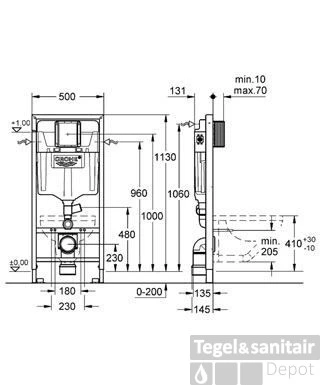 Grohe Rapid Sl Inbouwreservoir Frontbediening Odeur 4 Grohe Rapid Sl Inbouwreservoir Frontbediening Odeur - Afbeelding 2