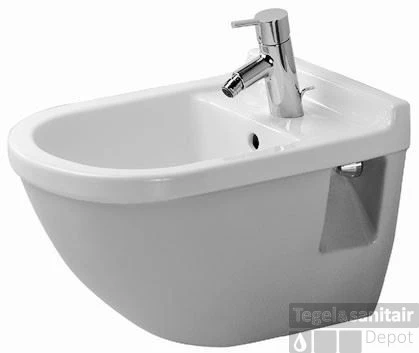 Duravit Starck 3 Wandbidet 36 X 54 Cm. Wit 3 Duravit Starck 3 Wandbidet 36 X 54 Cm. Wit