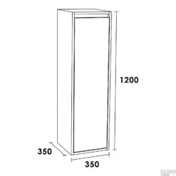 Hoge Kast NEXXT Exclusive Line Linksdraaiend 120x35x35 Cm Mat Zwart 7 Hoge Kast NEXXT Exclusive Line Linksdraaiend 120x35x35 Cm Mat Zwart -Geberiter Meubels Geschaft 7128 hoge kast nexxt exclusive line linksdraaiend 120x35x35 cm mat zwart tech