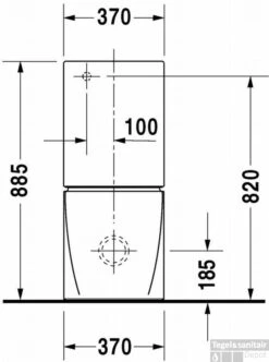 Duravit Starck 2 Duobloccloset 37x63 Cm. Wondergliss Wit 11 Duravit Starck 2 Duobloccloset 37x63 Cm. Wondergliss Wit -Geberiter Meubels Geschaft 71497