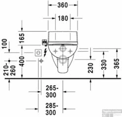 Duravit D-code Wandcloset Voor Sensowash Wit -Geberiter Meubels Geschaft 71626