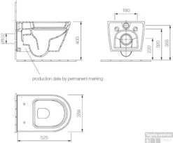 B&w-luxury Fortuna 2 Wandcloset Diepspoel Wit -Geberiter Meubels Geschaft 75942