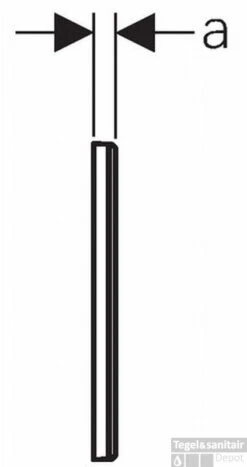 Geberit Omega Afdekplaat Vrij Invulbaar Kleur -Geberiter Meubels Geschaft 77500