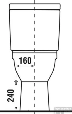 Jika Euroline Duobloccloset Pk +8 Wit -Geberiter Meubels Geschaft 78442