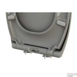 Toiletzitting Allibert Fally 37,5x44,8x5,2 Antraciet Grijs Soft-Close