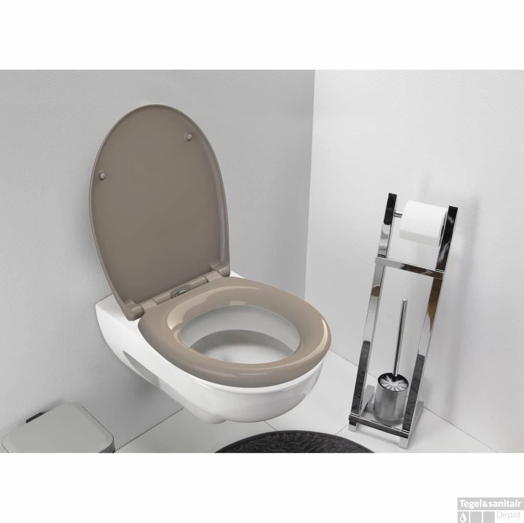 Wc-Zitting Allibert Fally Taupe Soft-Close 3 Wc-Zitting Allibert Fally Taupe Soft-Close