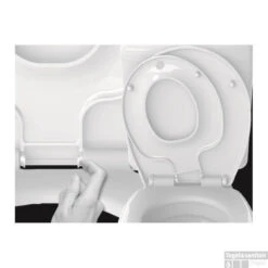 Wc-Zitting Allibert Kids Wit Soft-Close 10 Wc-Zitting Allibert Kids Wit Soft-Close -Geberiter Meubels Geschaft 818862 4