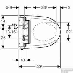 Douche Wc Zitting Geberit Aquaclean 4000 Wit -Geberiter Meubels Geschaft 82438 1