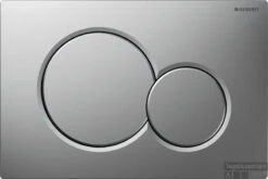 Geberit Sigma 01 Bedieningsplaat Frontbediening Mat Chroom