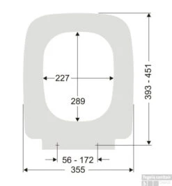Pagette Avoner P Closetzitting Softclosing En Quickrelease Wit -Geberiter Meubels Geschaft 82890