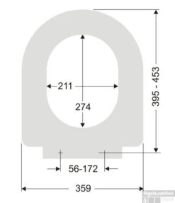 Pagette Subline Closetzitting Met Softclosing En Quickrelease Wit -Geberiter Meubels Geschaft 82910