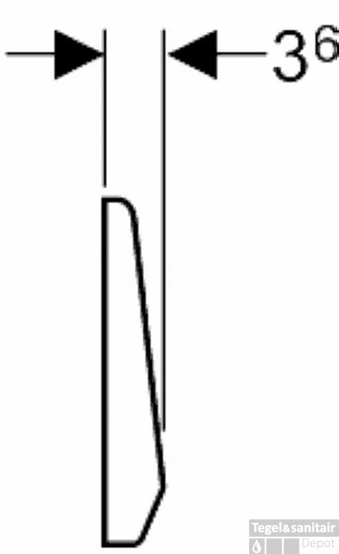 Geberit Highline Bedieningsplaat Voor Inbouwreservoir Rvs 6 Geberit Highline Bedieningsplaat Voor Inbouwreservoir Rvs - Afbeelding 4