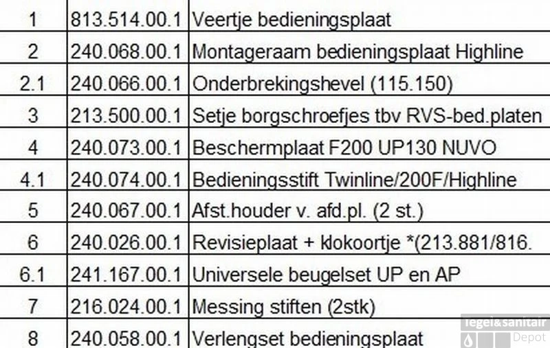 Geberit Highline Bedieningsplaat Voor Inbouwreservoir Rvs 7 Geberit Highline Bedieningsplaat Voor Inbouwreservoir Rvs - Afbeelding 5