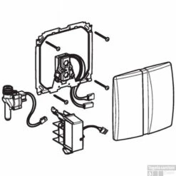 Geberit Urinoir Bedieningsplaat Infrarood 230 V Mat Chroom