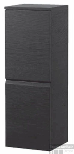 Laufen Pro Kast Halfhoog 35x33.5x100 Cm. Deur Rechts Grafiet