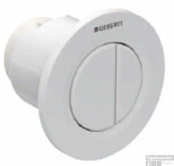 Geberit Type 01 2-knops Pneumatische Inbouw Drukker Wit