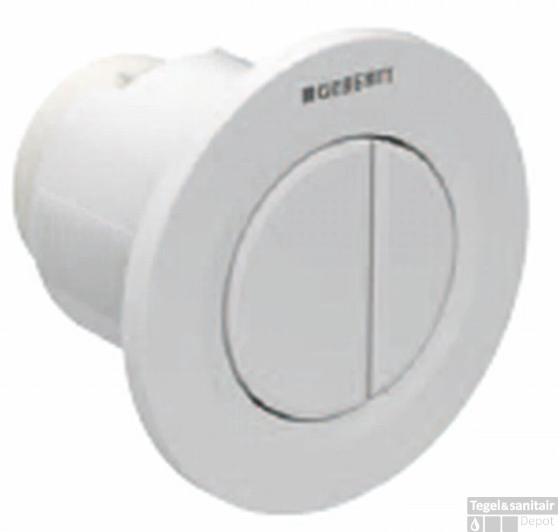 Geberit Type 01 2-knops Pneumatische Inbouw Drukker Wit 3 Geberit Type 01 2-knops Pneumatische Inbouw Drukker Wit