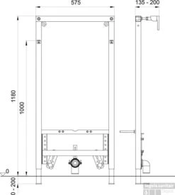 Wisa Excellent Bidet Element -Geberiter Meubels Geschaft 88943