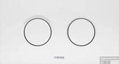 Wisa Juno Juno Bedieningsplaat Dualflush Wit