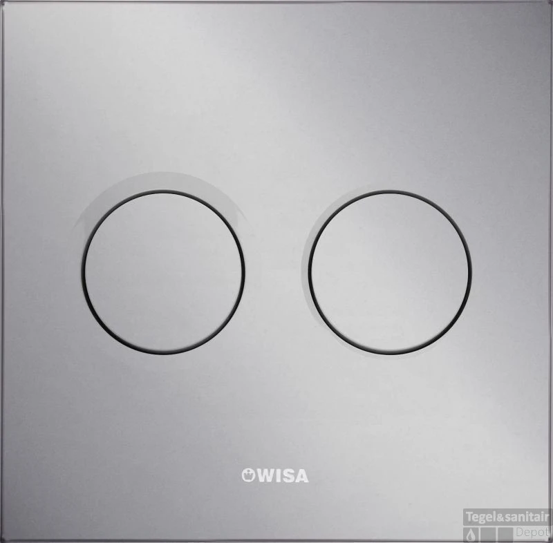 Wisa Luga Luga Bedieningsplaat Dualflush Mat Chroom 3 Wisa Luga Luga Bedieningsplaat Dualflush Mat Chroom